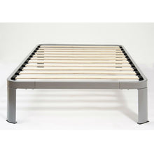 Load image into Gallery viewer, Twin size Luna Metal Platform Bed Frame with Wood Slats