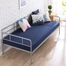 Load image into Gallery viewer, Twin size Modern Grey Metal Daybed Frame with Sturdy Steel Support Slats