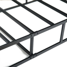 Load image into Gallery viewer, Twin size Steel Frame Box Spring Mattress Foundation with Zippered Cover