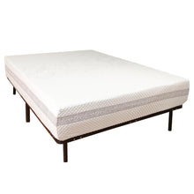 Load image into Gallery viewer, Twin size Metal Platform Bed Frame with Wooden Slats
