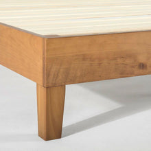 Load image into Gallery viewer, Twin size Modern Solid Wood Platform Bed Frame in Natural