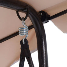 Load image into Gallery viewer, Outdoor 3-Person Canpy Swing for Porch Patio or Deck