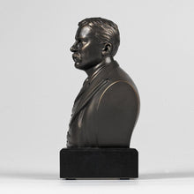 Load image into Gallery viewer, 6-inch High Theodore Roosevelt Bust Sculpture Statue in Bronze Finish