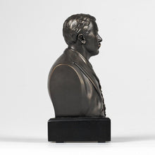 Load image into Gallery viewer, 6-inch High Theodore Roosevelt Bust Sculpture Statue in Bronze Finish