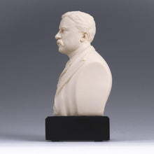 Load image into Gallery viewer, 6-inch High Theodore Roosevelt Bust Statue Sculpture in White