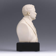 Load image into Gallery viewer, 6-inch High Theodore Roosevelt Bust Statue Sculpture in White