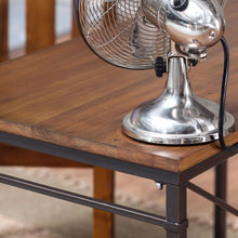 Load image into Gallery viewer, Compact Writing - Computer Desk with Metal Frame and Fir Wood Top