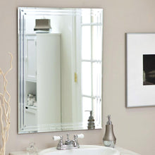 Load image into Gallery viewer, Rectangular 31.5-inch Bathroom Vanity Wall Mirror with Contemporary Triple-Bevel Design