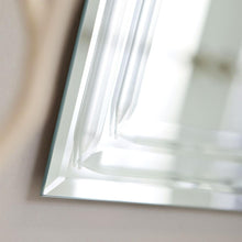 Load image into Gallery viewer, Rectangular 31.5-inch Bathroom Vanity Wall Mirror with Contemporary Triple-Bevel Design