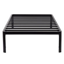 Load image into Gallery viewer, Twin XL 16-inch High Black Metal Platform Bed Frame with Round Corners