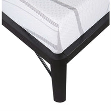 Load image into Gallery viewer, Twin XL 16-inch High Black Metal Platform Bed Frame with Round Corners