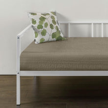 Load image into Gallery viewer, Twin size Sturdy Metal Daybed Frame in White Finish