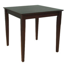 Load image into Gallery viewer, Black Square Wood Dining Table Contemporary Style w- Shaker Legs