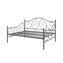 Load image into Gallery viewer, Full size Metal Daybed Frame Contemporary Design Day Bed in Bronze Finish