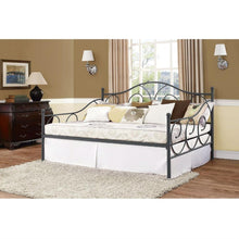 Load image into Gallery viewer, Full size Metal Daybed Frame Contemporary Design Day Bed in Bronze Finish