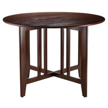 Load image into Gallery viewer, Mission Style Round 42-inch Double Drop Leaf Dining Table