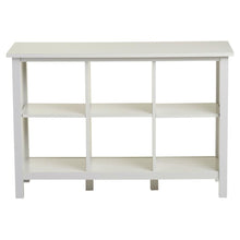 Load image into Gallery viewer, Adjustable Shelf 6-Cube Bookcase Storage Unit in White