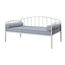 Load image into Gallery viewer, Twin size White Metal Day Bed Frame with 600 lb Weight Limit