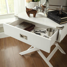 Load image into Gallery viewer, White Modern Bedroom Decor 1-Drawer Bedside Table Nightstand End Table