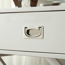 Load image into Gallery viewer, White Modern Bedroom Decor 1-Drawer Bedside Table Nightstand End Table