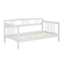Load image into Gallery viewer, Twin size Daybed in White Wood Finish - Trundle Sold Separately
