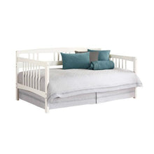 Load image into Gallery viewer, Twin size Daybed in White Wood Finish - Trundle Sold Separately