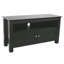 Load image into Gallery viewer, 44-inch Flat Screen TV Stand in Black Wood Grain Finish