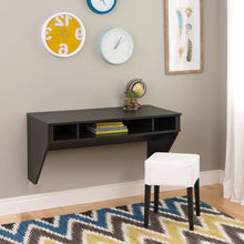 Load image into Gallery viewer, Contemporary Space Saver Floating Style Laptop Desk in Ebony