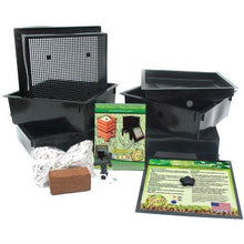 Load image into Gallery viewer, Worm Factory 5-Tray Compost Bin with Worm Tea Spigot - Black
