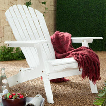 Load image into Gallery viewer, Folding Adirondack Chair in White Wood Finish