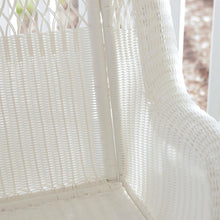 Load image into Gallery viewer, Indoor-Outdoor Patio Porch White Resin Wicker Rocking Chair