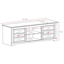 Load image into Gallery viewer, Dark Espresso TV Stand with Glass Doors - Fits up to 68-inch TV