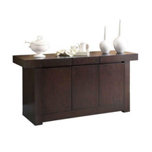 Load image into Gallery viewer, Modern Dining Room Sideboard Server Table Cabinet in Cappuccino