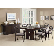 Load image into Gallery viewer, Modern Dining Room Sideboard Server Table Cabinet in Cappuccino