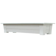 Load image into Gallery viewer, Lightweight Durable Plastic Resin Rectangular Garden Planter in White