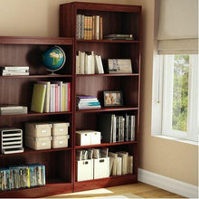 Load image into Gallery viewer, Five Shelf Eco-Friendly Bookcase in Royal Cherry Finish