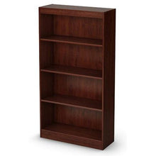 Load image into Gallery viewer, Four Shelf Eco-Friendly Bookcase in Royal Cherry Finish