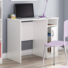 Load image into Gallery viewer, White Computer Desk - Great for Small Home Office Space