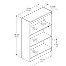 Load image into Gallery viewer, 3-Shelf Bookcase in Royal Cherry - Made from CARB Compliant Particle Board