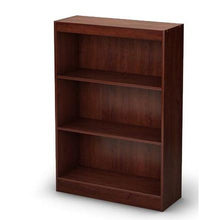 Load image into Gallery viewer, 3-Shelf Bookcase in Royal Cherry - Made from CARB Compliant Particle Board