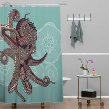 Load image into Gallery viewer, 60 x 72 inch Water Proof Polyester Octopus Shower Curtain