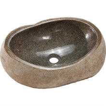 Load image into Gallery viewer, Granite Stone Sink with Polished Interior and 1.5 inch Drain Hole