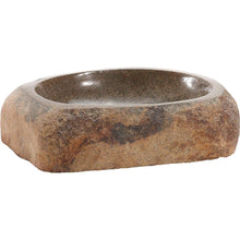 Load image into Gallery viewer, Handmade Unique Granite Stone Sink in Natural Tan Brown Beige Color