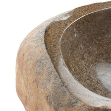 Load image into Gallery viewer, Handmade Unique Granite Stone Sink in Natural Tan Brown Beige Color