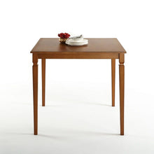 Load image into Gallery viewer, Square 39 x 39 inch Counter Height Brown Wood Dining Table