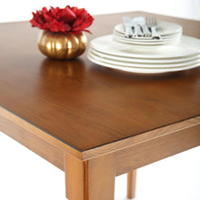 Load image into Gallery viewer, Square 39 x 39 inch Counter Height Brown Wood Dining Table