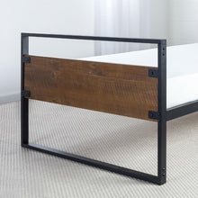 Load image into Gallery viewer, Twin Modern Wood Metal Daybed Frame with Steel Slats