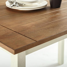 Load image into Gallery viewer, Classic Pine Wood 45 x 28 inch Dining Table with White Legs
