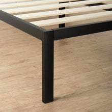 Load image into Gallery viewer, Twin Modern Metal Platform Bed Frame with Headboard and Wood Slats