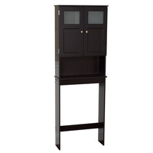 Load image into Gallery viewer, Espresso Bathroom Storage Unit Cabinet for Over the Toilet